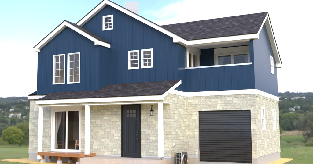 理想のガレージがあるおうち